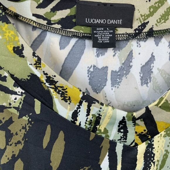 Luciano Dante Three Quarter Sleeve Top Size L EUC - Picture 3 of 3